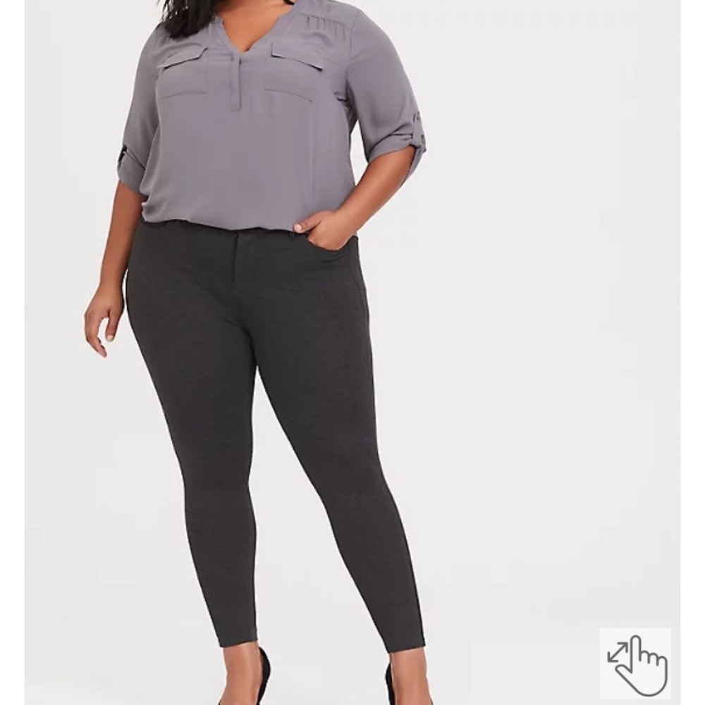 Torrid Grey Bombshell Dress Pants